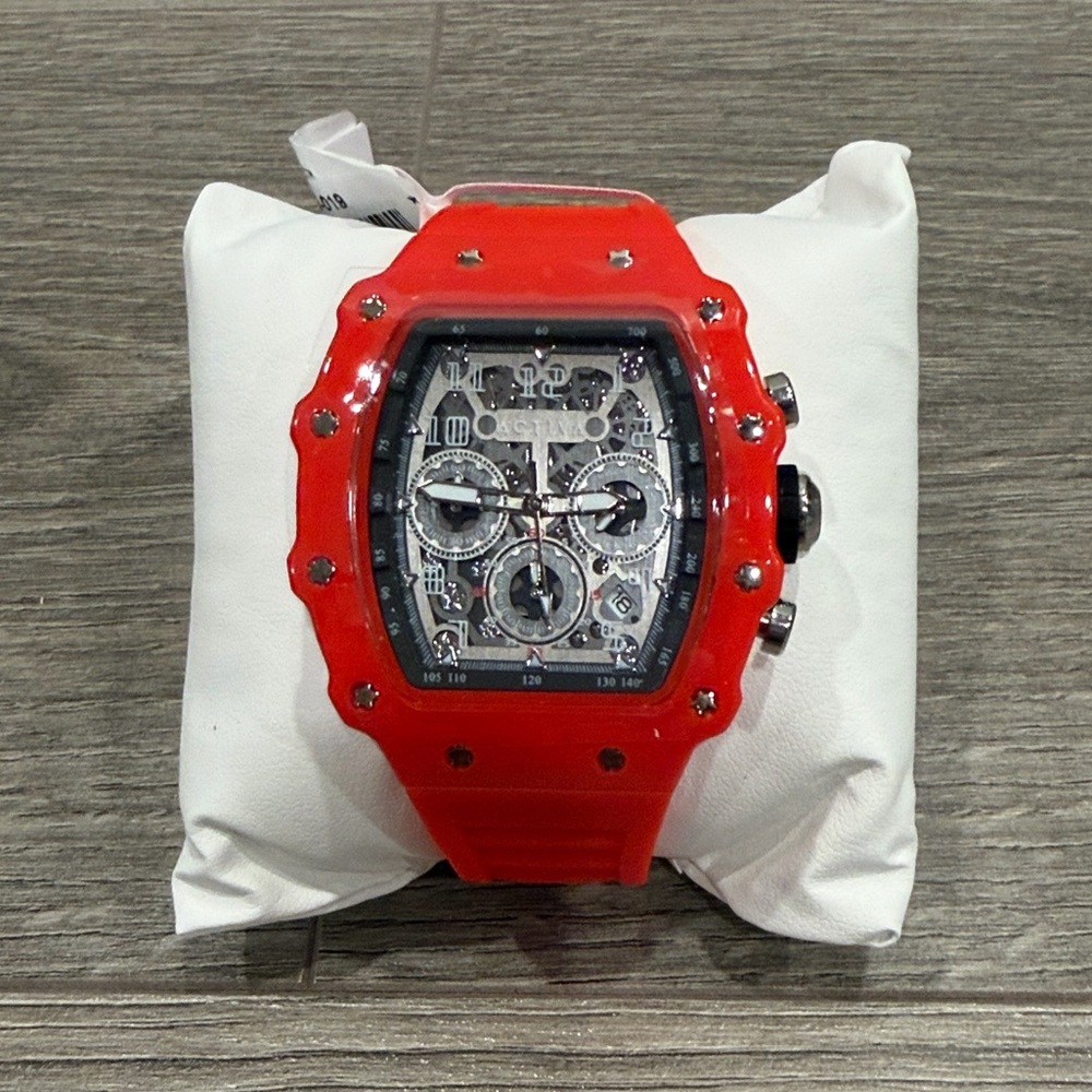 Activa Fury X Invicta Men's Watch w/ Skeleton Dial - 44.3mm, Red (ACW2305-019)